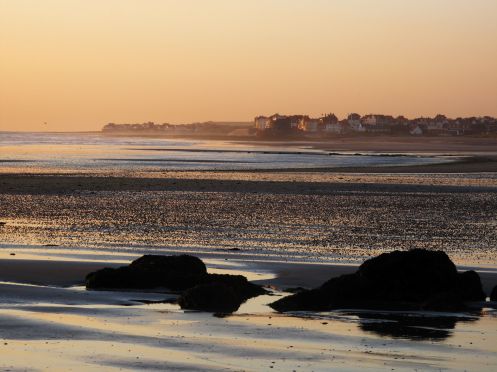 evening at the beach